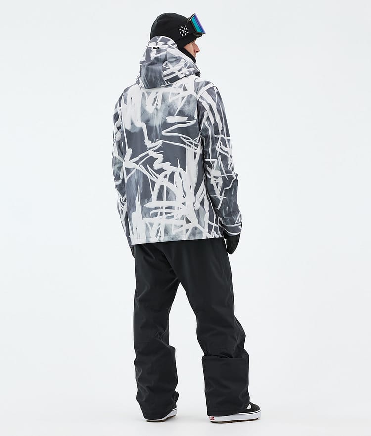 Blizzard Snowboard Jacket Men Scribble Black, Image 4 of 8