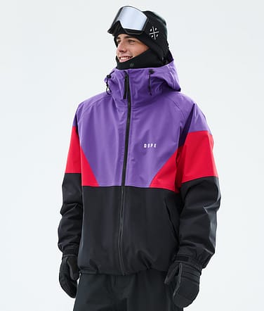 Spartan Snowboard Jacket Men Sport Vivid Purple/Red/Black