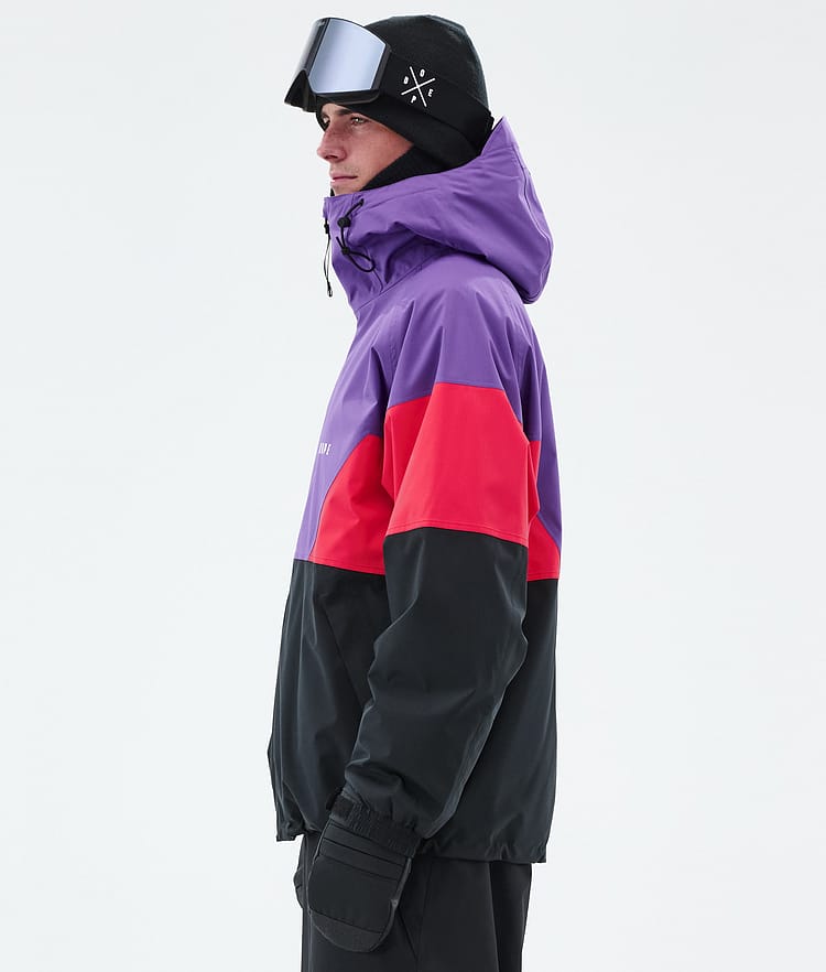 Spartan Chaqueta Snowboard Hombre Sport Vivid Purple/Red/Black, Imagen 5 de 8