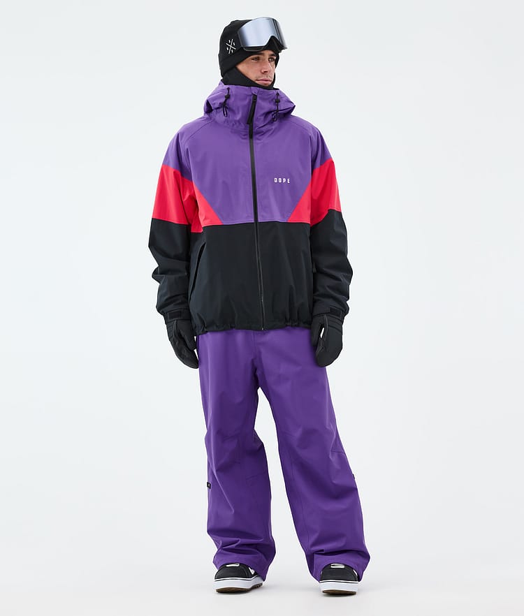Spartan Kurtka Snowboardowa Mężczyźni Sport Vivid Purple/Red/Black, Zdjęcie 2 z 8