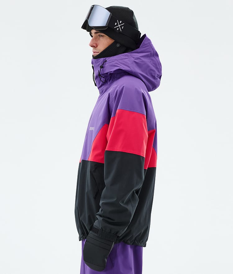 Spartan Kurtka Snowboardowa Mężczyźni Sport Vivid Purple/Red/Black, Zdjęcie 5 z 8