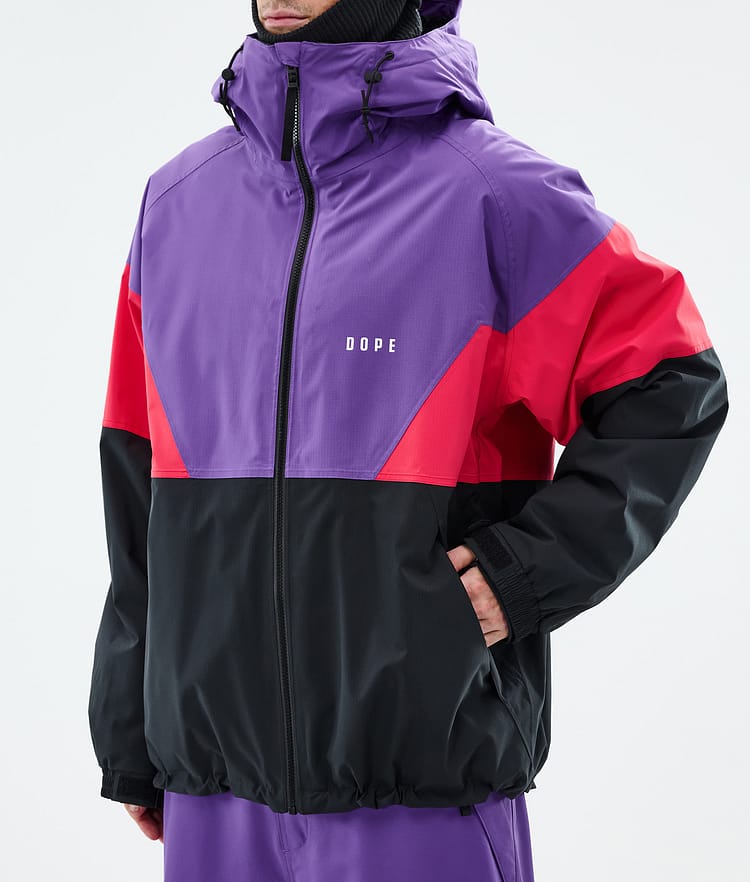 Spartan Kurtka Snowboardowa Mężczyźni Sport Vivid Purple/Red/Black, Zdjęcie 7 z 8