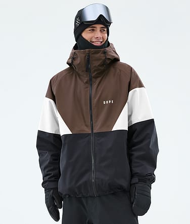 Spartan Snowboard Jacket Men Sport Brown/Whitish/Black