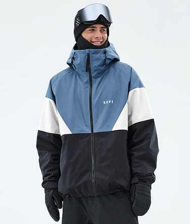Spartan Snowboard Jacket Men Sport Blue Steel/Whitish/Black