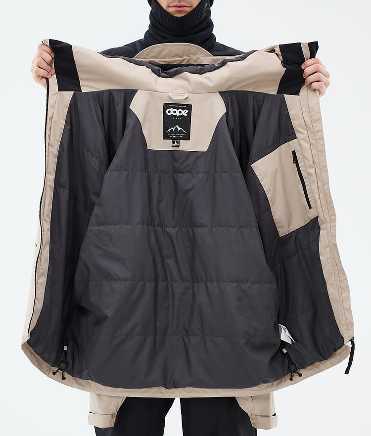 Spartan Chaqueta Snowboard Hombre Spike Sand/Black, Imagen 8 de 8