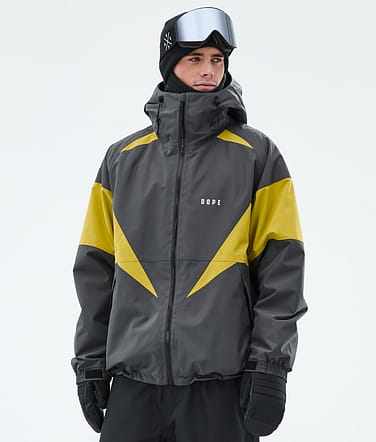 Spartan Snowboard Jacket Men Spike Phantom/Yellow