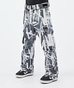 Iconic Snowboard Pants Men Scribble Black