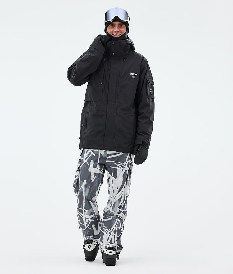 Iconic Ski Pants Men Scribble Black, Image 2 of 7