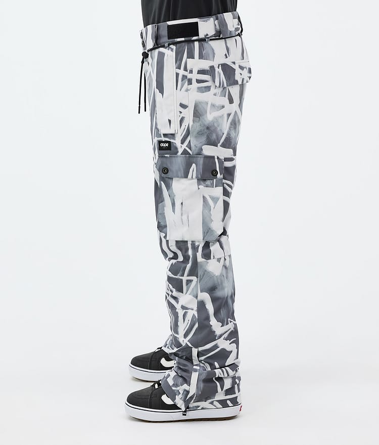 Iconic Snowboard Pants Men Scribble Black, Image 3 of 7
