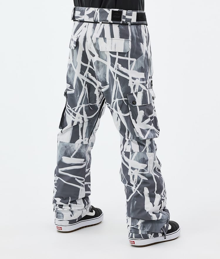 Iconic Snowboard Pants Men Scribble Black, Image 4 of 7