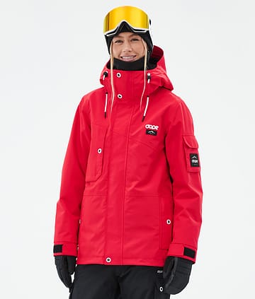 Adept W Snowboard Jacket Women Red