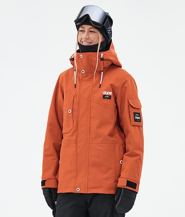 Adept W Snowboard Jacket Women Burned Orange