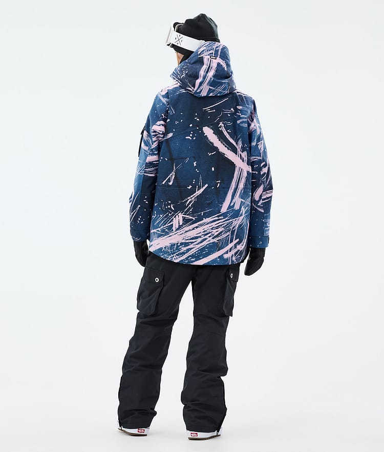 Adept W Snowboard Jacket Women Carvings Pink, Image 4 of 9