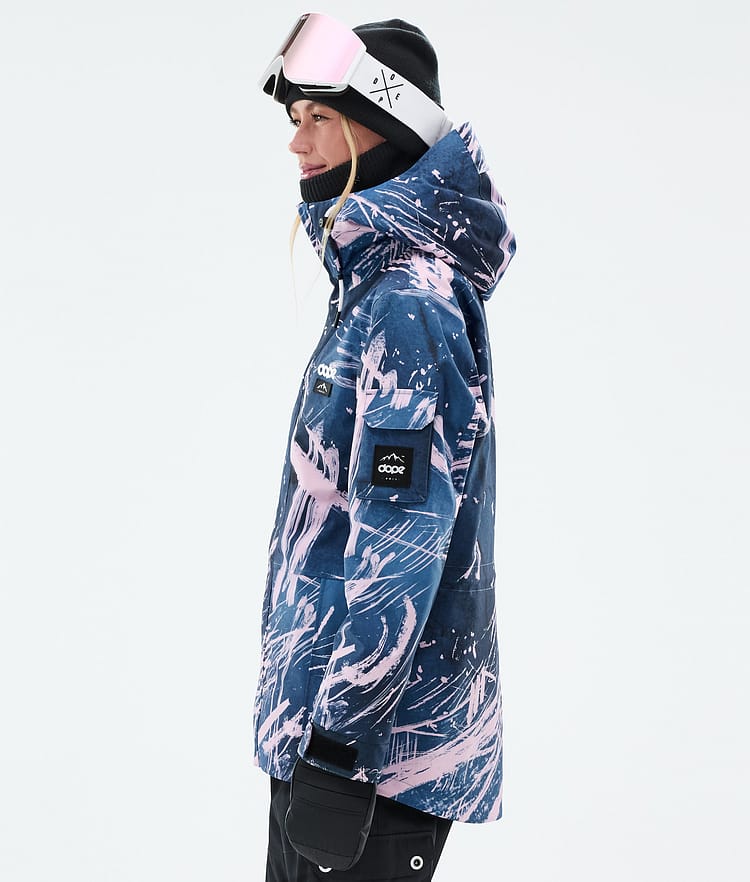 Adept W Snowboard Jacket Women Carvings Pink, Image 5 of 9