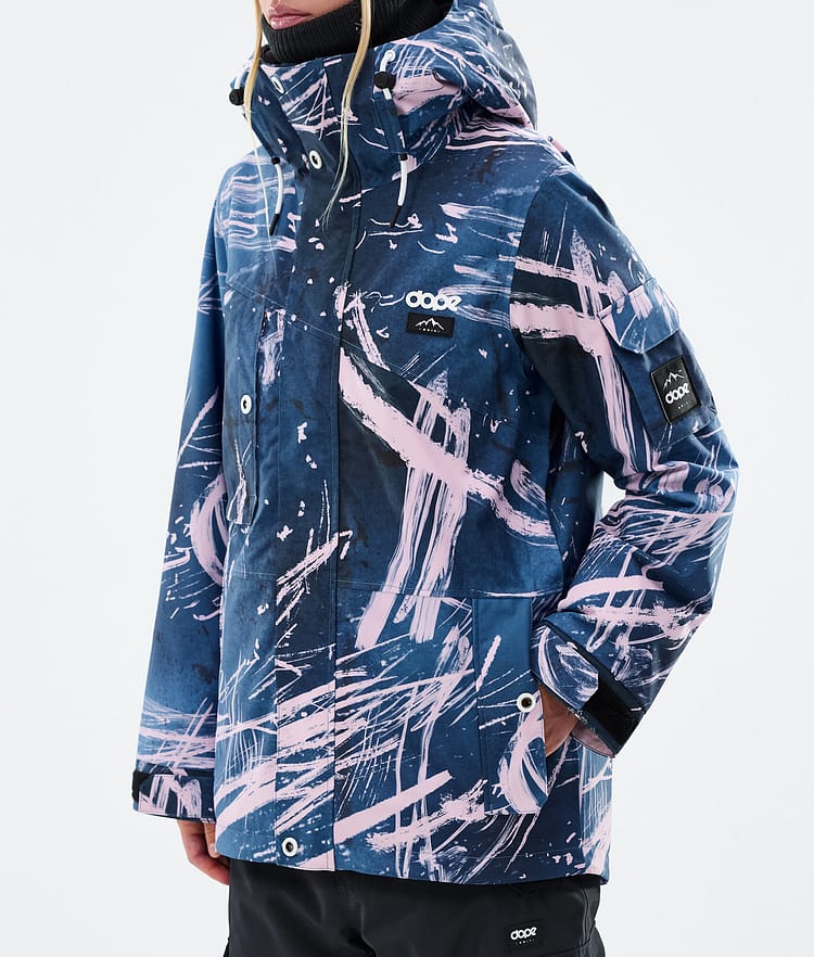 Adept W Snowboard Jacket Women Carvings Pink, Image 7 of 9
