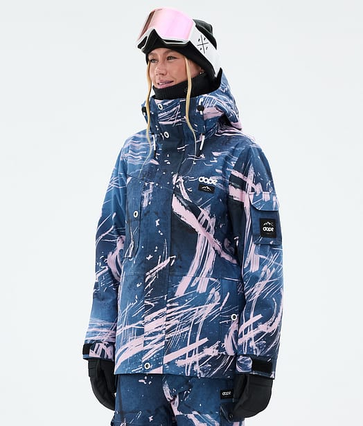 Dope Adept W Ski Jacket Women Carvings Pink