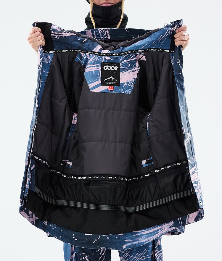 Adept W Snowboardjacka Dam Carvings Pink Renewed, Bild 9 av 9