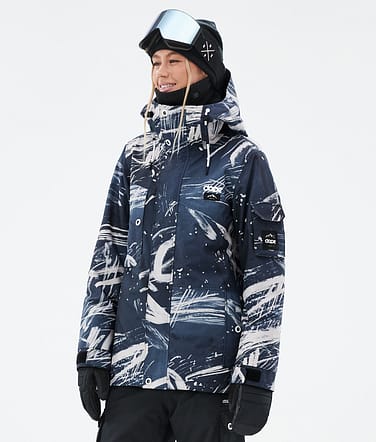 Adept W Snowboard Jacket Women Carvings Grey
