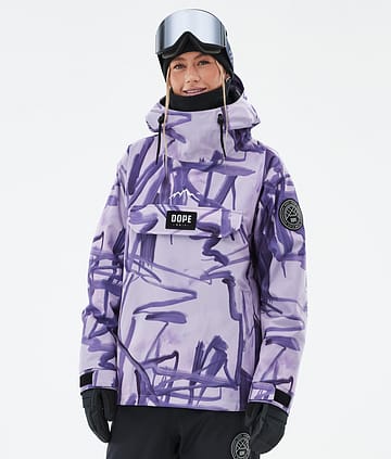 Blizzard W Snowboard Jacket Women Scribble Purple
