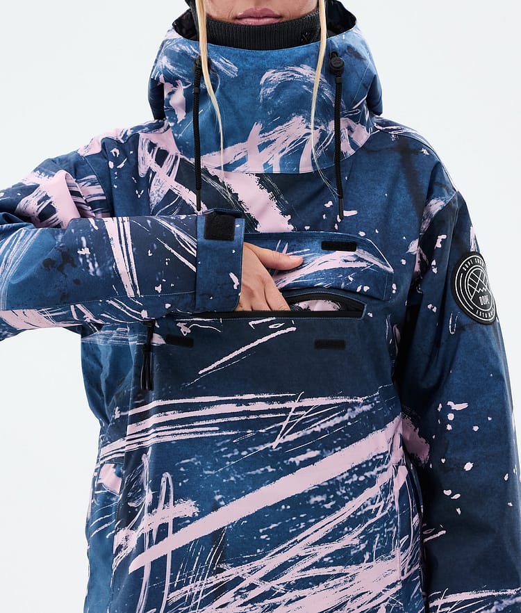 Blizzard W Snowboardjacke Damen Carvings Pink, Bild 8 von 8