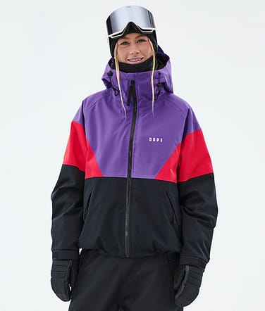 Spartan W Snowboard Jacket Women Sport Vivid Purple/Red/Black