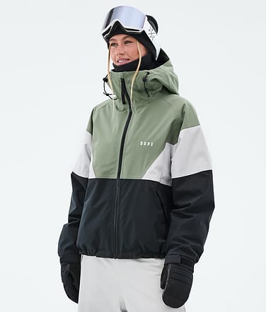 Spartan W Kurtka Snowboardowa Sport Moss Green/Whitish/Black
