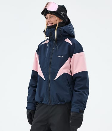 Spartan W Snowboard Jacket Women Spike Dark Blue/Soft Pink