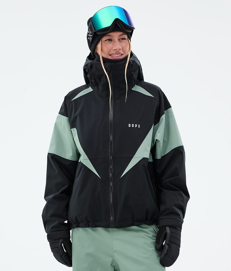 Spartan W Skijakke Dame Spike Black/Faded Green, Billede 1 af 8