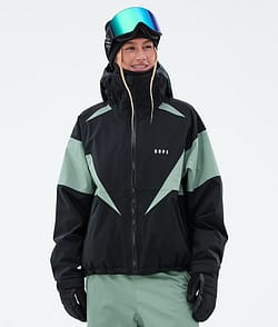 Spartan W Snowboard Jacket Black/Faded Green
