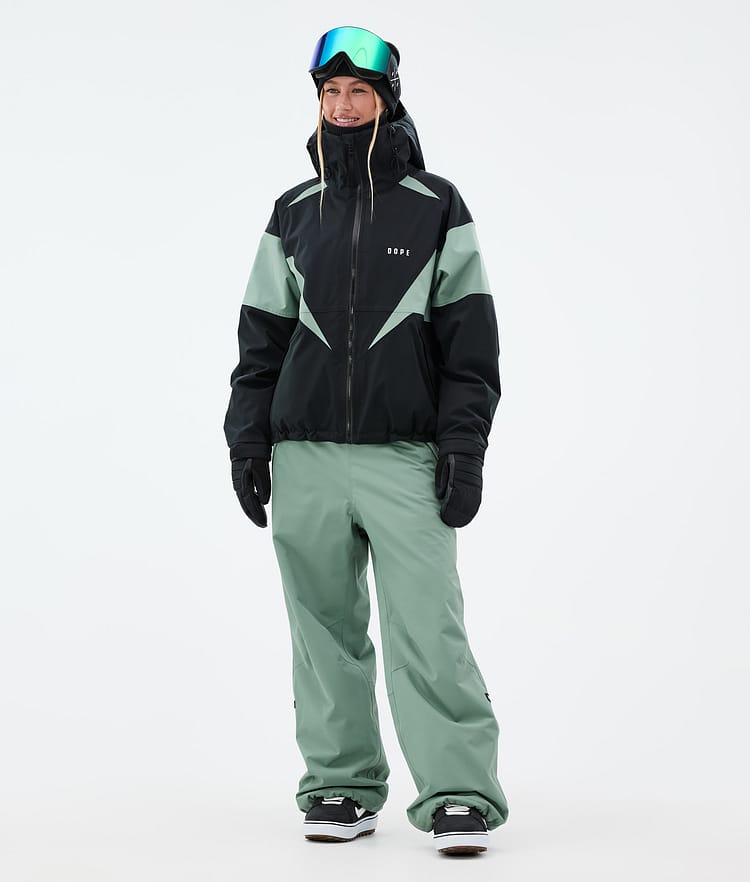 Spartan W Veste Snowboard Femme Spike Black/Faded Green, Image 2 sur 8