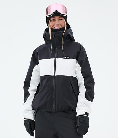 Spartan W Snowboard Jacket Women Stripe Black/Whitish