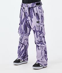 Dope Iconic W Pantaloni Snowboard Donna Scribble Purple