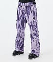 Iconic W Ski Pants Women Scribble Purple
