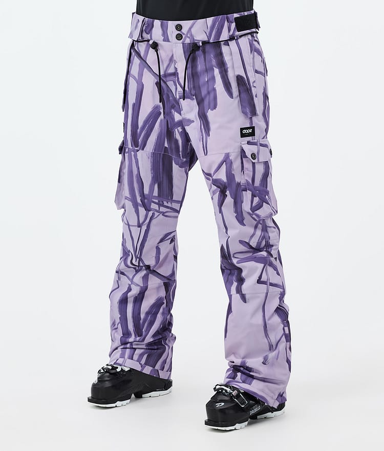 Iconic W Skihose Damen Scribble Purple, Bild 1 von 7