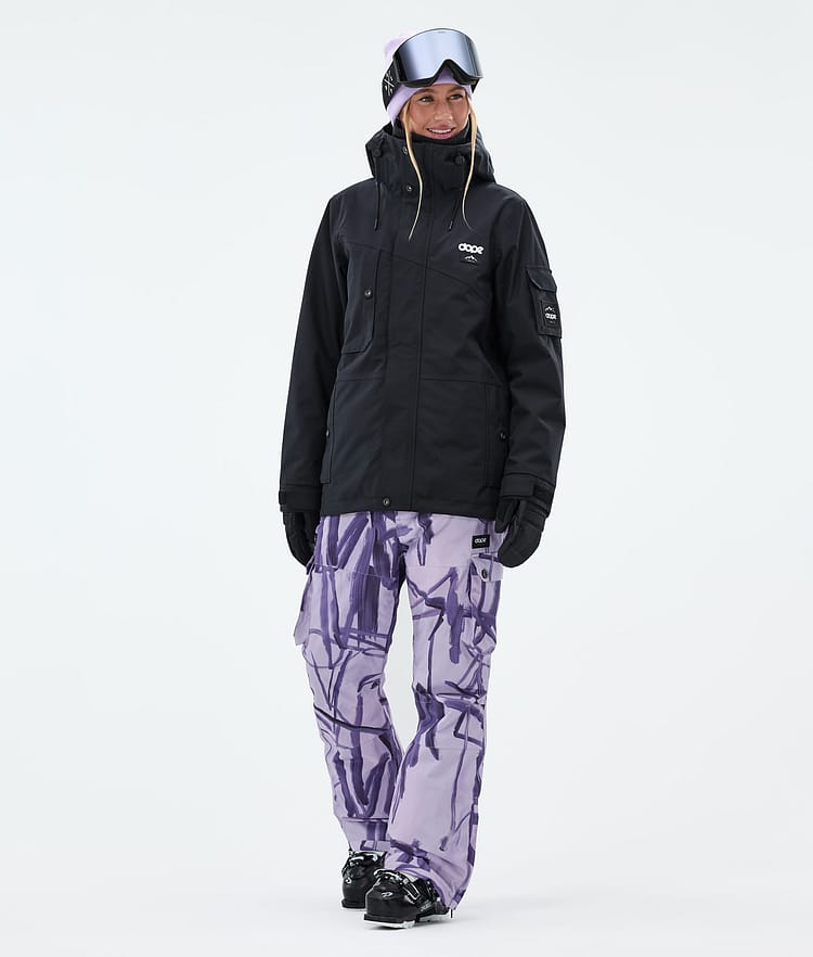 Iconic W Skihose Damen Scribble Purple, Bild 2 von 7