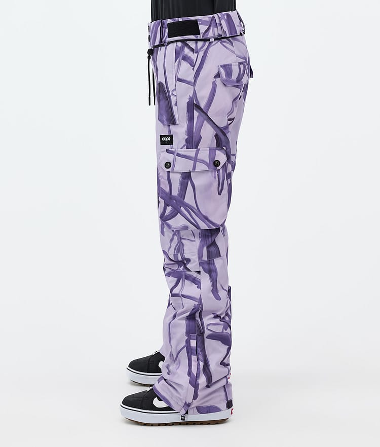 Iconic W Snowboard Pants Women Scribble Purple, Image 3 of 7