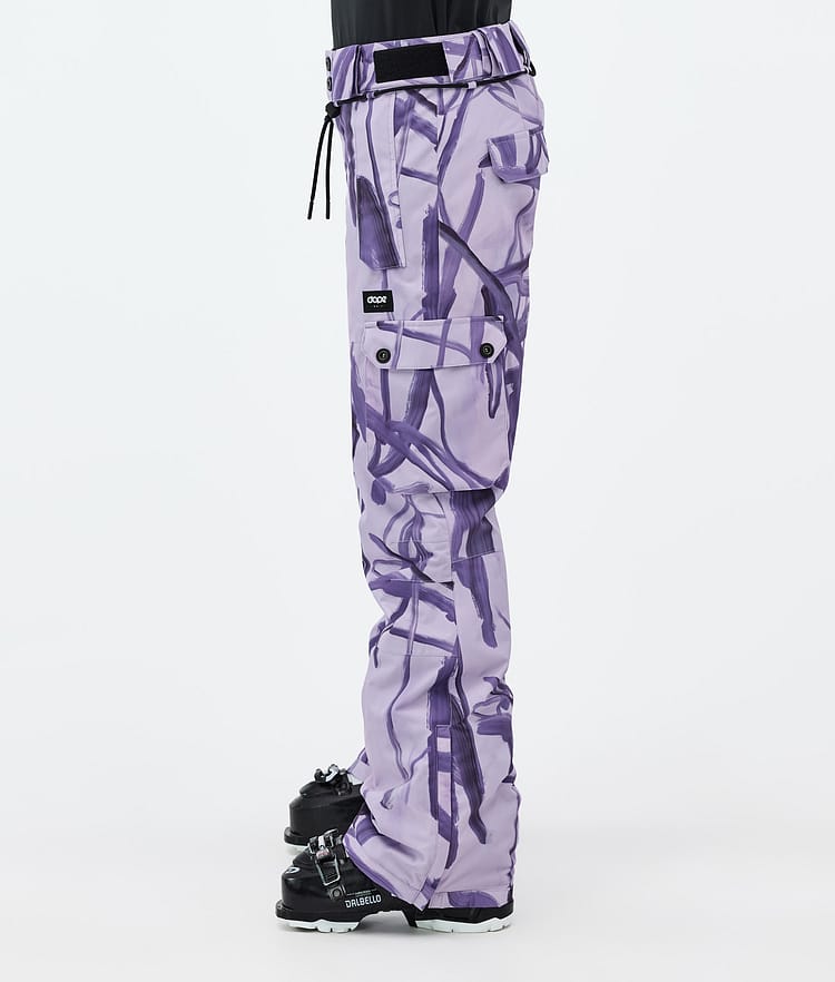 Iconic W Skihose Damen Scribble Purple, Bild 3 von 7
