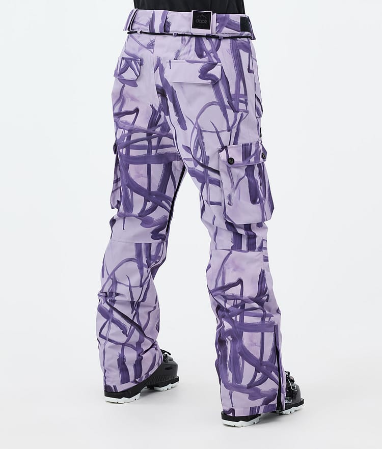Iconic W Skihose Damen Scribble Purple, Bild 4 von 7