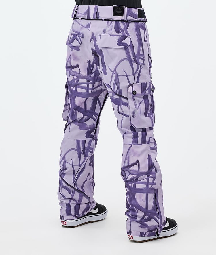 Iconic W Snowboard Pants Women Scribble Purple, Image 4 of 7