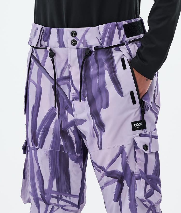 Iconic W Snowboard Pants Women Scribble Purple, Image 5 of 7