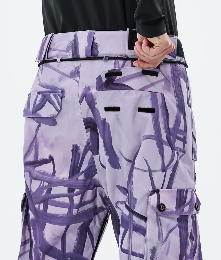 Iconic W Snowboard Pants Women Scribble Purple, Image 7 of 7