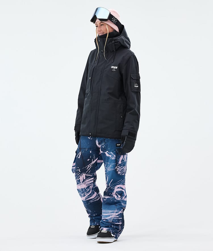 Iconic W Snowboard Pants Women Carvings Pink, Image 2 of 7