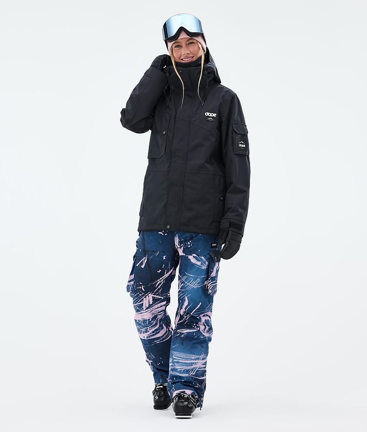 Iconic W Ski Pants Women Carvings Pink, Image 2 of 7