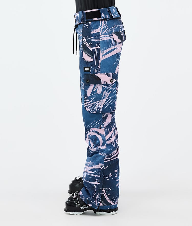 Iconic W Ski Pants Women Carvings Pink, Image 3 of 7