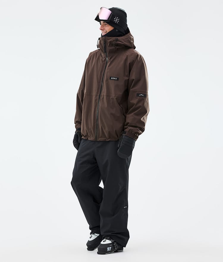 Spartan Ski Jacket Men Dark Brown, Image 3 of 9