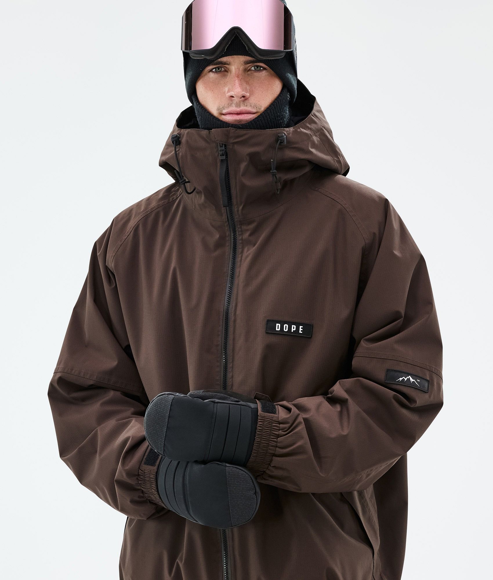 Dope Spartan Snowboard Jacket Men Dark Brown | Dopesnow.com