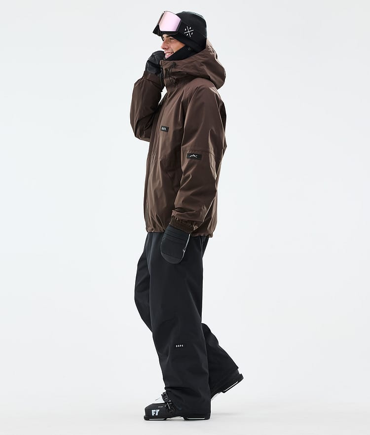 Spartan Ski Jacket Men Dark Brown, Image 5 of 9