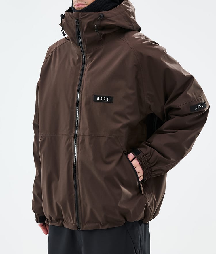 Spartan Ski Jacket Men Dark Brown, Image 8 of 9