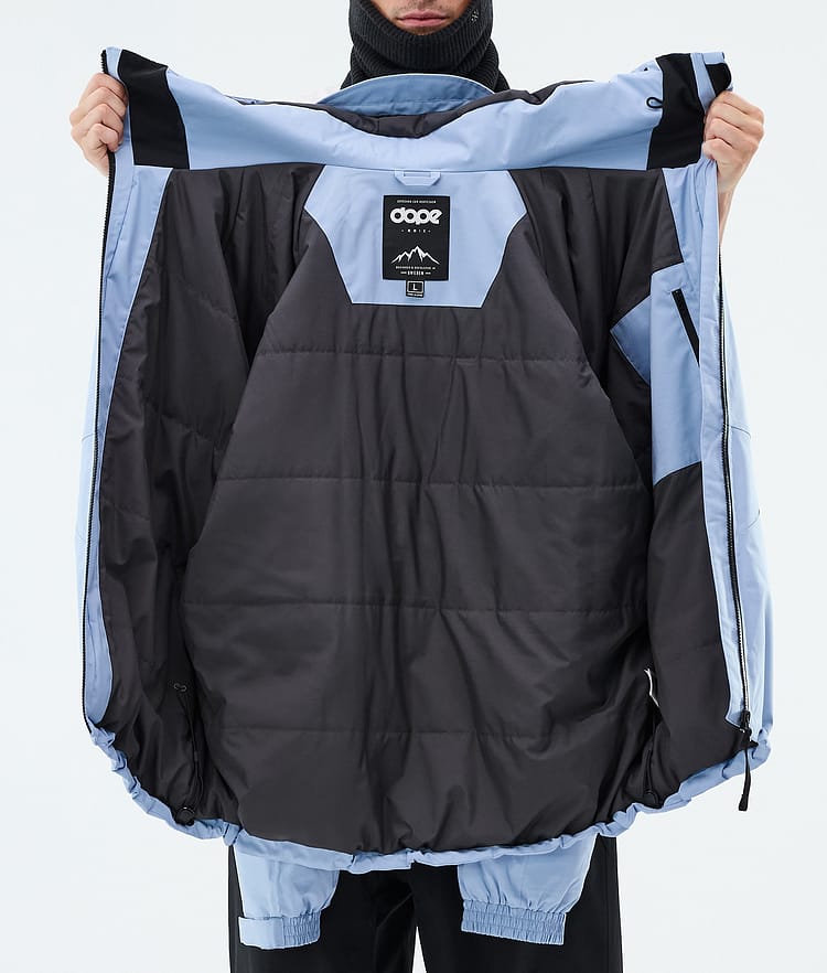 Spartan Ski Jacket Men Spike Light Blue/Black, Image 8 of 8