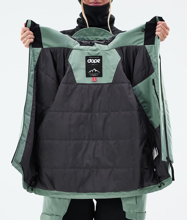 Spartan W Snowboard Jacket Women Faded Green, Image 8 of 8
